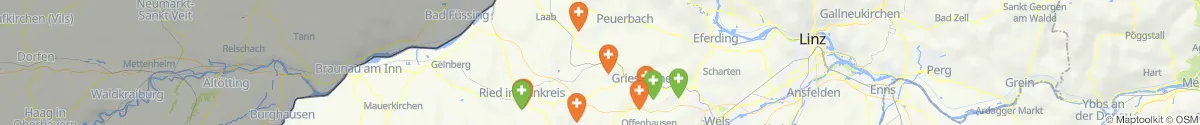 Map view for Pharmacies emergency services nearby Wendling (Grieskirchen, Oberösterreich)